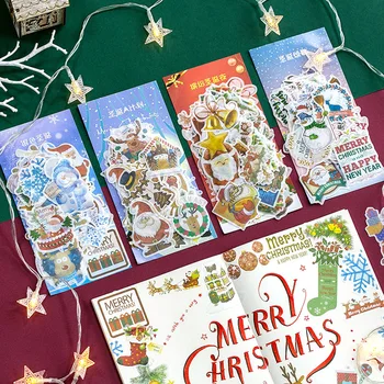 Naujas Linksmų Kalėdų popierius, lipdukas, PASIDARYK pats apdailos lipdukas, skirtas albumo scrapbooking dienoraštis kawaii kanceliarinės prekės Vaikams Dovanų