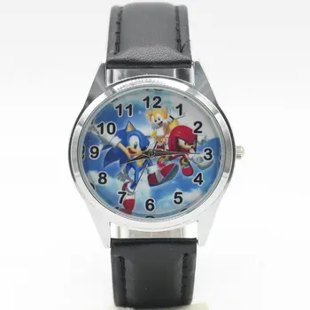 Naujas mados Sonic Laikrodžiai, Vaikai, Vaikams, Boys dovanų Žiūrėti Atsitiktinis Kvarcinis Laikrodis Relogio Relojes