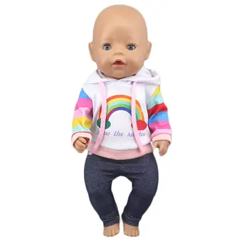 Naujas Mados širdies formos kostiumas Dėvėti 43cm Baby Doll, 17 Colių Gimusių Kūdikių Lėlės Drabužiai Ir Aksesuarai