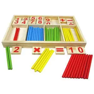 Naujas Medinis Švietimo Numeris Matematikos Dėlionė Žaislai Vaikas Ankstyvo Mokymosi Skaičiuoti Medžiaga Vaikams, Vaikų Matematikos Apskaičiuoti Žaidimas Žaislas