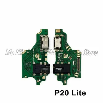 Naujas Mikrofonas Modulis+USB Įkrovimo lizdas Valdybos Flex Kabelio Jungtis Dalys Huawei P20 / P20 Lite / P20 Pro Pakeitimo