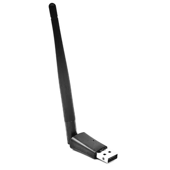 Naujas MT7601 USB WiFi Belaidžio Tinklo Kortelė Adapteris su Antena TV Set-Top Box