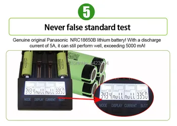 Naujas Originalaus Panasonic NCR18650B 3.7 v 3400 mah 18650 Ličio Įkraunama Baterija Žibintuvėlio baterijos