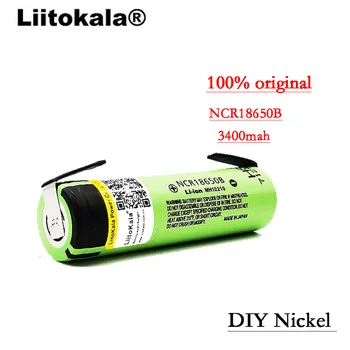 Naujas Originalus NCR18650B 3.7 v 3400mah 18650 Ličio Įkraunama Baterija, Suvirinimo Nikelio Lapas baterijos