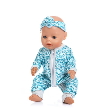 Naujas Rompers Tinka gimęs kūdikis 43cm Lėlės Drabužiai Lėlės Priedai 17inch Baby Doll