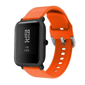 Naujas Silikono Juostos Xiaomi Amazfit Pvp Dirželis Minkštos Gumos Diržas Huami Amazfit pvp Smartwatch Apyrankę Žiūrėti 20mm Dirželis