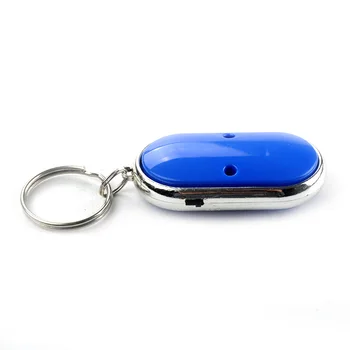 Naujas Smart key Finder Švilpukas Jutikliai, Baltas 1 VNT Keychain LED Garso Su Švilpukas Plojimai Finder 