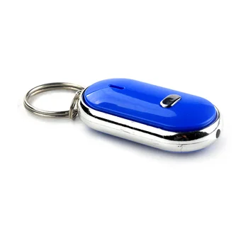 Naujas Smart key Finder Švilpukas Jutikliai, Baltas 1 VNT Keychain LED Garso Su Švilpukas Plojimai Finder 