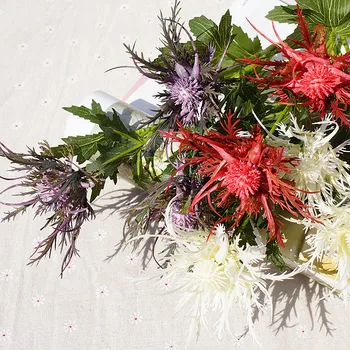 Naujas Thorn Petražolės gėlių filialas, plastiko, Dirbtinės gėlės Vestuves apdailos flores fleur artificielle