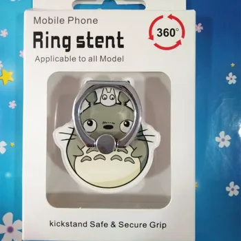 Naujas Totoro Dizainas Telefono Turėtojai 360 Laipsnių Plastiko Piršto Žiedą Mobiliojo Telefono Išmaniojo telefono Stovas Laikiklis Be dėžutės