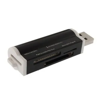 Naujas Visi 1 Mini Usb 2.0 Micro-SD Tf M2 Ms T flash Kortelių Skaitytuvo Adapteris Didelės Spartos