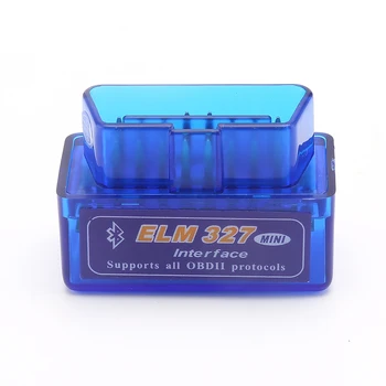 Naujausia Versija, Super Mini ELM327 Bluetooth V2.1 OBD2 Mini Elm 327 Automobilių Diagnostikos Skaitytuvas Priemonė ODB2 OBDII Protokolus