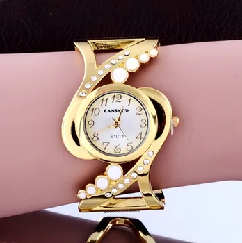 Naujo dizaino moterų bangle laikrodis kvarco kristalo prabanga relojes kalnų krištolas mados moterų laikrodžiai karšto pardavimo eleagnt mujer žiūrėti