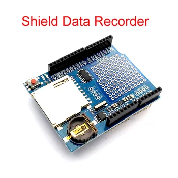 Naujų Duomenų Kaupiklis Modulis Medienos Ruošos Diktofonas Shield V1.0 Arduino UNO SD Kortelę Vienas Skydas Duomenų Savirašis