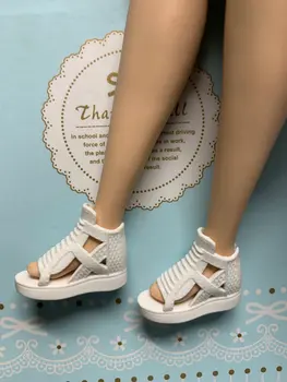 Naujų stilių žaislas bateliai aukštas aukštakulniai bateliai vienodo snukio batai juodi batai rudi batai už jūsų Ūgio ir kreivi Barbie lėlės BBIA89