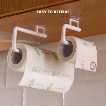 Ne perforuotas popierinių rankšluosčių, tualetinio popieriaus laikiklį pakaba ritininio popieriaus laikiklis šviežios filmo stalčiuko sienos kabo lentynos