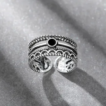 NEHZY 925 sterlingas sidabro žiedas mados moters papuošalai retro paprasta Tailando sidabro kristalų reguliuojamas originalus karšto pardavimui naujas žiedas