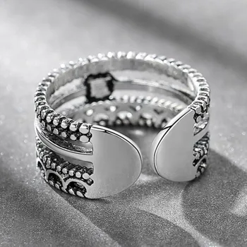 NEHZY 925 sterlingas sidabro žiedas mados moters papuošalai retro paprasta Tailando sidabro kristalų reguliuojamas originalus karšto pardavimui naujas žiedas