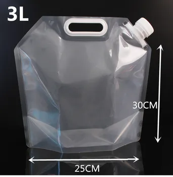 Nemokamas Pristatymas 3L 5L10L talpa išardomi vandens maišelį lauko kempingas lengvas lengvas kibiras beskonis saugos jūros B1