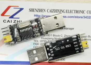 Nemokamas Pristatymas CH340 modulis USB TTL CH340G atnaujinti atsisiųsti mažą vieliniu šepečiu plokštė STC mikrovaldiklis valdybos USB eilės