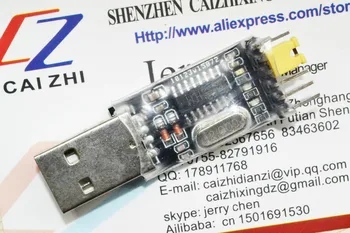 Nemokamas Pristatymas CH340 modulis USB TTL CH340G atnaujinti atsisiųsti mažą vieliniu šepečiu plokštė STC mikrovaldiklis valdybos USB eilės