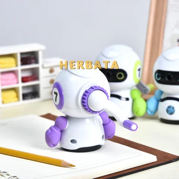 Nemokamas Pristatymas Korėja Kūrybos Studentų Raštinės Reikmenys Darželio Dovana Robotas Stiliaus Pieštukų Drožtukas Pieštukų Drožtukas Sacapuntas 2220