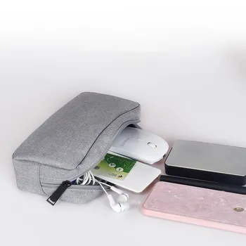 Nešiojamas Skaitmeninis USB Kabelis, Kelionių Saugojimo Krepšys Ausinės, Kroviklis Elektronikos Priedai Organizatorius Kosmetikos Maišelis Laikymui Maišelis Atveju