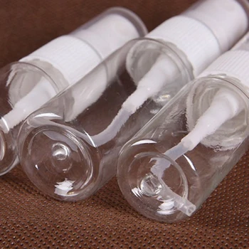 Nešiojamų Kelionių Skaidraus Plastiko Tuščias Kosmetikos Mėginio Purškimo Butelis, Purkštukai Gali būti naudojami atlikti ir saugoti dauguma skysčių.