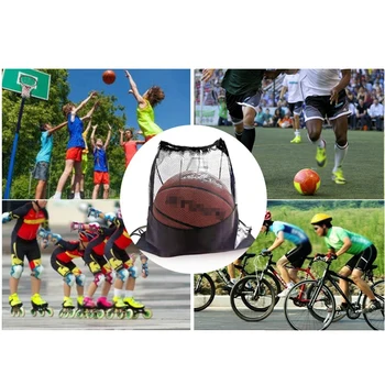 Nešiojamų Krepšinio Padengti Akių Maišą Futbolo Saugojimo Kuprinė Lauko Tinklinio Kamuolys Saugojimo Krepšiai