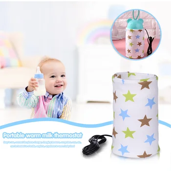 Nešiojamų Kūdikių Buteliukas Šilčiau Šildytuvas USB Įkrovimo Kūdikių Buteliukas Šildomos Padengti Maitinimosi Izoliuoti Maišelį Šilčiau Slaugos