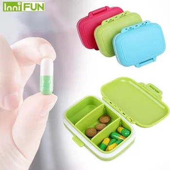 Nešiojamų Mini Tabletes Atveju Medicina Dėžės 3 Tinklų Keliauti Namo Vaistai, Tabletės Tuščias Konteineris Namo Savininkas Atvejais