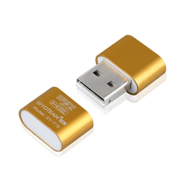 Nešiojamų Mini USB 2.0 Micro SD TF Atminties Kortelės Skaitytuvo Adapteris 
