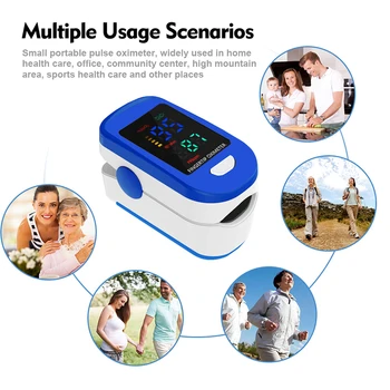 Nešiojamų Piršto Oximeter Piršto PulseOximeter Medicinos Įranga Su OLED Ekranas Širdies ritmo Spo2 PR Pulse Oximeter