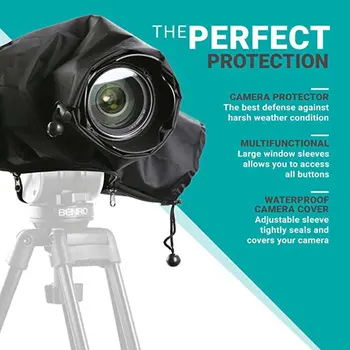 Nešiojamų Rainproof Raštas Artinimo Objektyvas Kamera Lietaus, apsauga nuo dulkių Fotoaparatą Lietpaltis Canon Nikon Pendax 