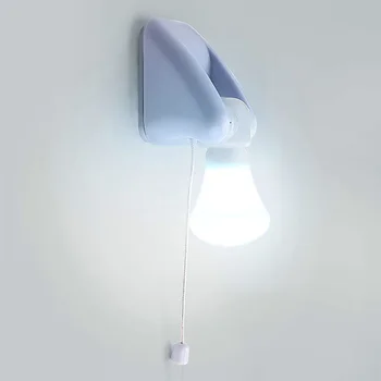 Nešiojamų Viela LED Lemputė Kabineto Lempos Nakties Žibintas su baterijomis, Lipni tvirtinimo prie Sienos, Šviesos, Miegamojo, Koridoriaus, Tualetas