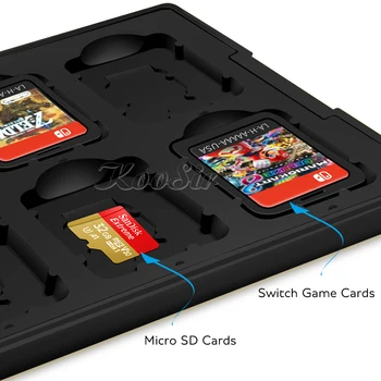 Nintend Jungiklis Nešiojamų PC Atveju Nintendoswitch Žaidimai Kortų Dėžutė Nitendo NS Saugojimo Dangtelis, skirtas 