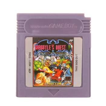 Nintendo GBC Vaizdo Žaidimų Kasetė Konsolės Kortelės Gargoyles Quest II Demonas Tamsos Apžvalga anglų Kalba