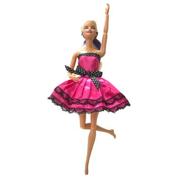 NK 2020 Naujausias Lėlės Suknelė Gražus Rankų darbo Partijos ClothesTop Mados Suknelė Barbie Kilnus Lėlės Geriausios Vaikų Mergaičių'Gift 056A