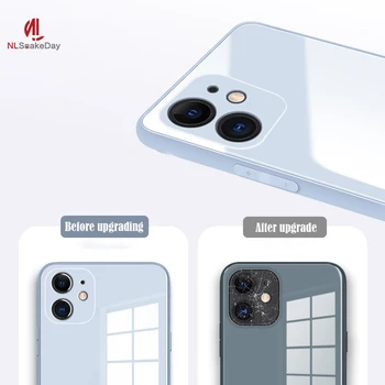 NLSnakeDay skystu silikonu viskas įskaičiuota sudužti atsparus stiklas mobilųjį telefoną atveju iPhone11Pro Max XR XS Max X 8 7 6PLUS
