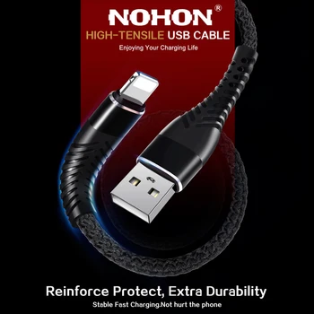 NOHON 3M 2M 1M USB Kabelis, Skirtas 
