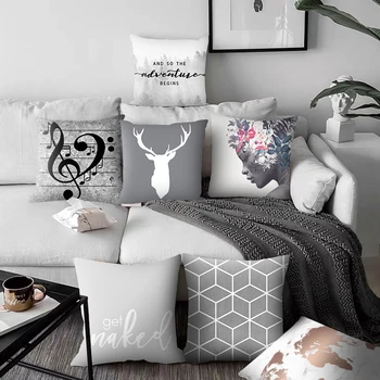Nordic Dizainas Pagalvėlė Geometrinio Stiliaus Modernus Paprastas Pagalvėlės Sofa Didelis Pagalvėlė Gyvenimo Kambario, Miegamasis Pagalvė pagalvės dekoras namuose