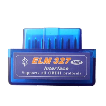 OBDII Mėlyna Spalva Automobilių Diagnostikos Įrankis Belaidės Mini Elm327 V2.1 Bluetooth 4.0 