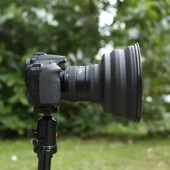 Objektyvo Gaubtas Atspindys-nemokamai Išardomi Silikono Objektyvo Dangtelis Anti-stiklo Objektyvo Gaubtą Kameros Mobilųjį Telefoną, Vaizdus, Vaizdo įrašus