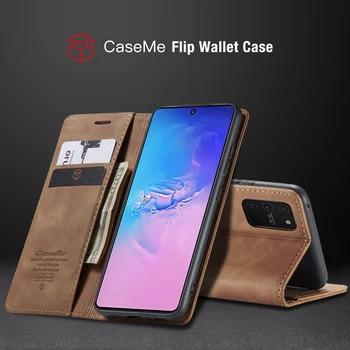 Odos Flip Case For Samsung Galaxy A51 A71 A50 A21S Magnetinio Piniginės Dangtelis 20 Pastaba Ultra 10 S8 S10 S20 FE S9 A40 A10 S Plus