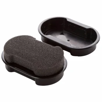 Odos Poliravimo Valymo skystis, vaškas šviečia Sponge polisher Batų Įkrovos maišelį sofa-1Pcs Black Shine Bateliai Brush Cleaner