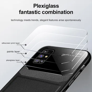 Odos tekstūros atveju, Samsung Galaxy M31S atsparus smūgiams Turėtojas, silikoninis dangtelis, skirtas 