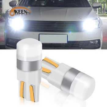 OKEEN T10 W5W LED Automobilių Šalinimas Šviesos Lempa 3030 SMD Auto Interjero Transporto priemonės Dome Durų Lemputė Priedai Kamieno 6000K šviesos