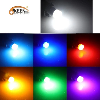 OKEEN T10 W5W LED Automobilių Šalinimas Šviesos Lempa 3030 SMD Auto Interjero Transporto priemonės Dome Durų Lemputė Priedai Kamieno 6000K šviesos