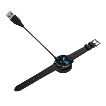 OOTDTY 100CM USB Įkrovimo Kabelis Magnetinio Krūvio Lopšys Dokas Pakeisti Ticwatch C2/Ticwatch S2/E2 Smart Žiūrėti Įkroviklis