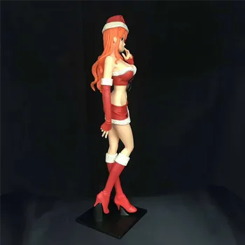 OP Nami Kalėdų Kostiumas Seksualus Stilius Nuolatinis Raudona Juoda PVC Veiksmų Skaičius, OP Nami Rodyti Kostiumo Kolekcijos Modelis 25cm